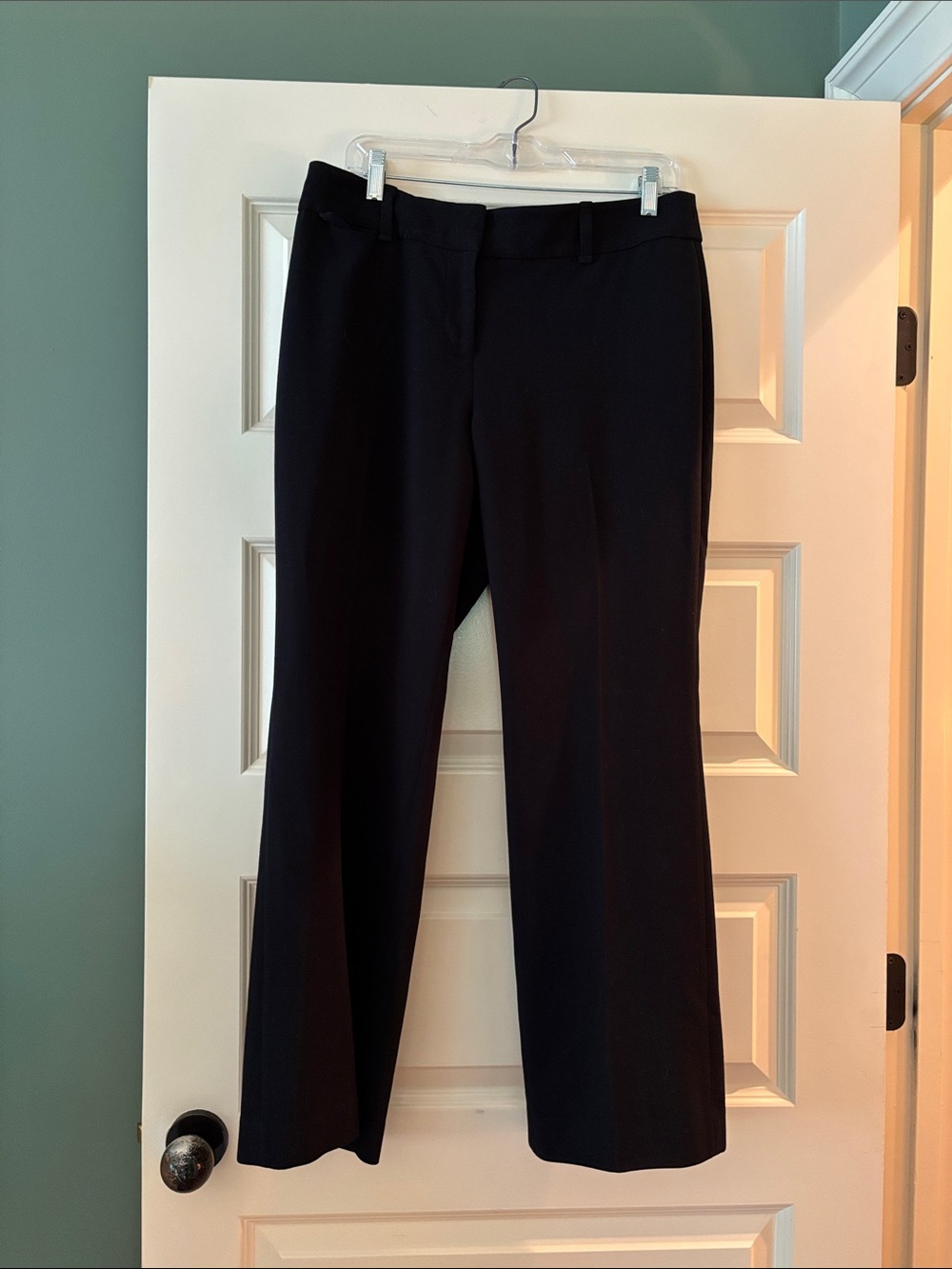 LOFT Black Wide-Leg Dress Pants - 10p